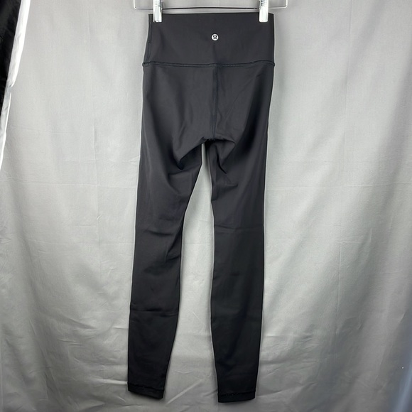 lululemon Full Length Black Leggings - Size 2 - Picture 4 of 9
